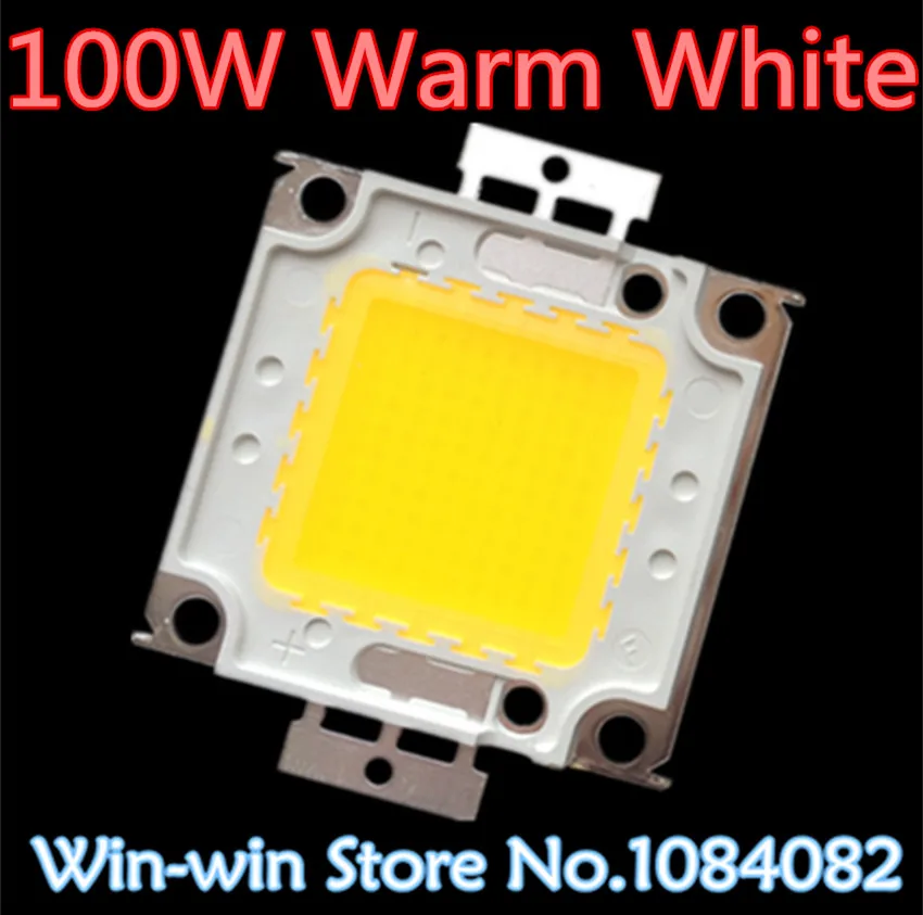1PCS 100W LED 100W warm white LED Integrated High Power Lamp Beads tetragonum White 3000mA 32-34V 8000-9000LM 24*40mil
1PCS 100W LED 100W warm white LED Integrated High Power Lamp Beads tetragonum White 3000mA 32-34V 8000-9000LM 24*40mil