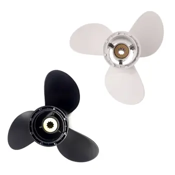 Aluminum Boat Outboard Propeller for Suzuki 9.9-15HP Black 3 Blades 10 Spline Tooth 9 1/4 x 11 Aluminium Alloy 
Aluminum Boat Outboard Propeller for Suzuki 9.9-15HP Black 3 Blades 10 Spline Tooth 9 1/4 x 11 Aluminium Alloy