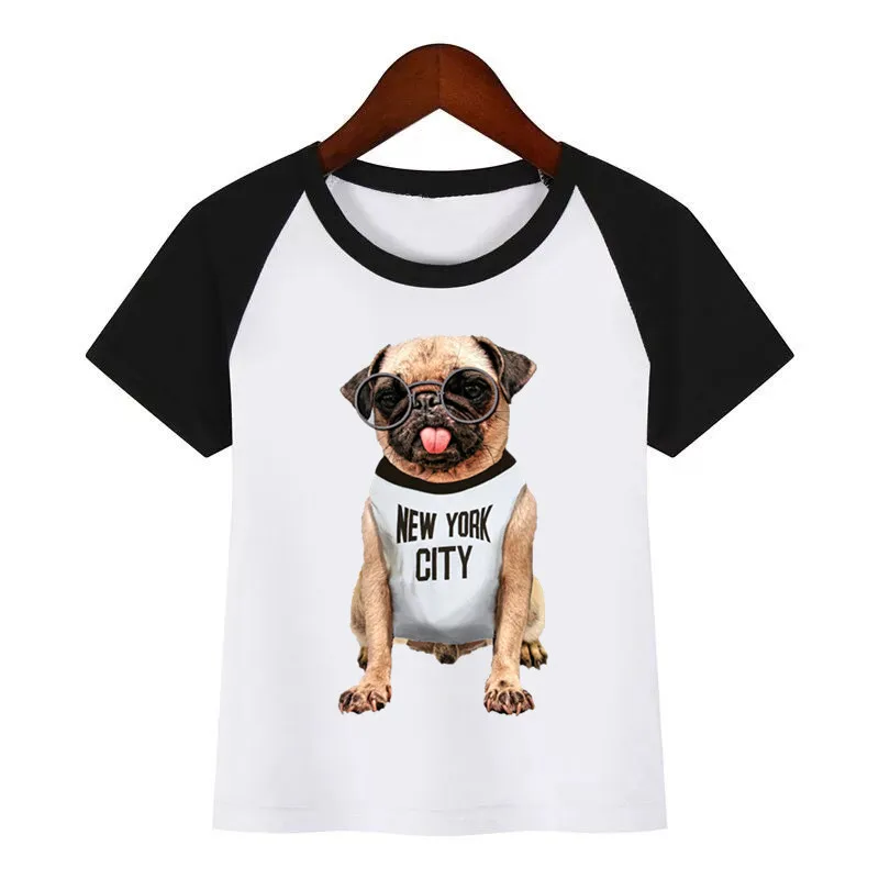 Children New Cartoon Fashion Rock Dog Funny Pug Children T-shirt Baby Kids Funny Clothes Children Summer T-shirt
Children New Cartoon Fashion Rock Dog Funny Pug Children T-shirt Baby Kids Funny Clothes Children Summer T-shirt