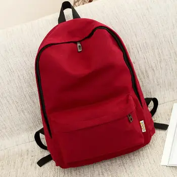 Laptop Bag Travel Backpack Female Rucksack Handbag Outdoor Solid Color Canvas Teenagers Large Capacity Leisure Bag Fashion
Laptop Bag Travel Backpack Female Rucksack Handbag Outdoor Solid Color Canvas Teenagers Large Capacity Leisure Bag Fashion