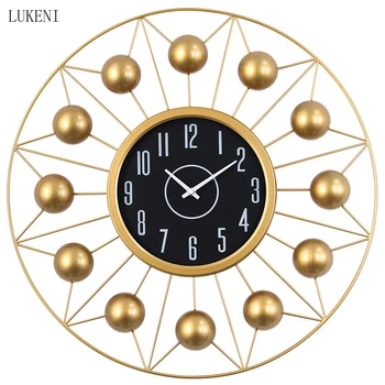 Nordic Light Luxury Wall Clock Living Room Fashion Creative Wall Watch Modern Clock Simple Three-dimensional Decorative Clock 
Nordic Light Luxury Wall Clock Living Room Fashion Creative Wall Watch Modern Clock Simple Three-dimensional Decorative Clock