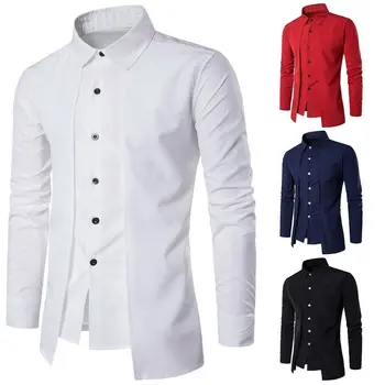Spring Men Social Shirt Long Sleeve Vintage Solid Two Pieces Shirt Bussiness Mens Dress Shirts Causal Slim Shirt
Spring Men Social Shirt Long Sleeve Vintage Solid Two Pieces Shirt Bussiness Mens Dress Shirts Causal Slim Shirt