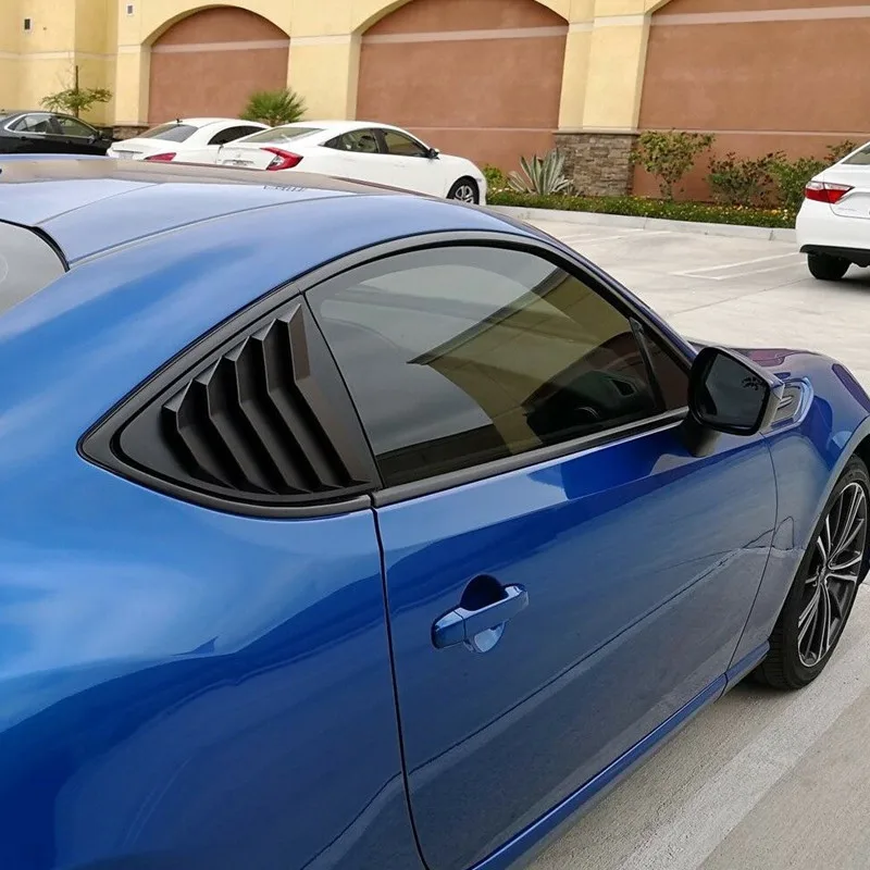 Bloem Pair Rear Quarter Window Louvers Spoiler Panel For Scion FRS For