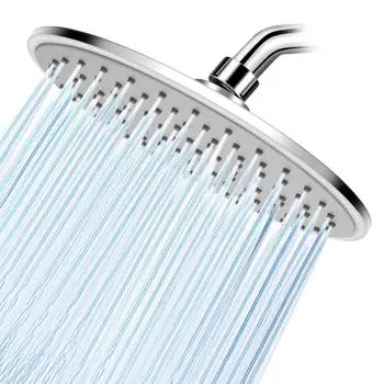 9" High Pressure Shower Head Large Coverage Rainfall Spray Shower Head Adjustable Swivel Ball Joint for Home Hotel Bathroom
9" High Pressure Shower Head Large Coverage Rainfall Spray Shower Head Adjustable Swivel Ball Joint for Home Hotel Bathroom