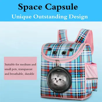 Travel Portable Space Capsule Design Pet Cats Dog Puppy Breathable Durable Scratch-resistant Backpack Carrier
Travel Portable Space Capsule Design Pet Cats Dog Puppy Breathable Durable Scratch-resistant Backpack Carrier