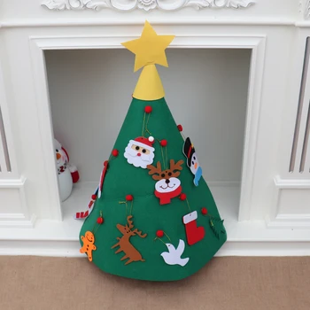 Artificial Christmas Tree Mini DIY Felt Christmas Tree New Year Gift Toldder Kids Merry Christmas Party School Educational Toys
Artificial Christmas Tree Mini DIY Felt Christmas Tree New Year Gift Toldder Kids Merry Christmas Party School Educational Toys