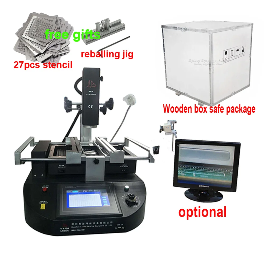 LY R5830 5830C Hot Air 3 Zones BGA Rework Station Touch Screen Laptop Motherboard Chip Game Board PS3 PS4 Repair Machine 4500W
LY R5830 5830C Hot Air 3 Zones BGA Rework Station Touch Screen Laptop Motherboard Chip Game Board PS3 PS4 Repair Machine 4500W