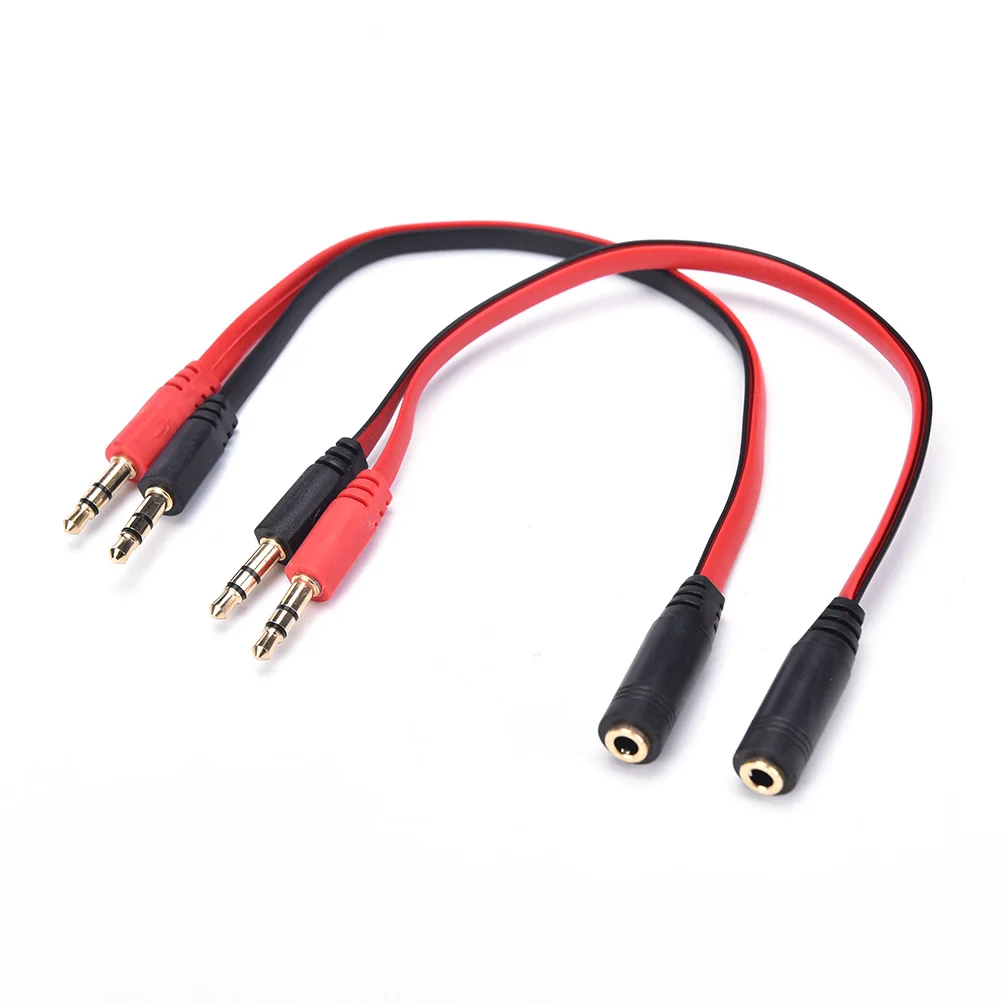 3.5mm AUX Audio Cable Mic Splitter Cable Earphone Headphone Adapter Cable 1 Female To 2 Male
3.5mm AUX Audio Cable Mic Splitter Cable Earphone Headphone Adapter Cable 1 Female To 2 Male