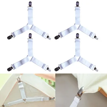 4Pcs/set Elastic Bed Sheet Grippers Belt Fastener Bed Sheet Clips Mattress Cover Blankets Holder Home Textiles Gadgets
4Pcs/set Elastic Bed Sheet Grippers Belt Fastener Bed Sheet Clips Mattress Cover Blankets Holder Home Textiles Gadgets