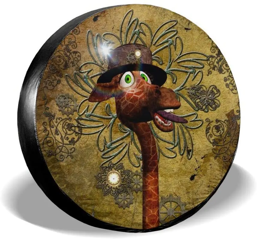 Foruidea Funny Geraffe Spare Tire COVER CAR Waterproof Dust-Proof UV Sun Wheel Tire COVER CAR Fit for Car,Trailer, RV,
Foruidea Funny Geraffe Spare Tire COVER CAR Waterproof Dust-Proof UV Sun Wheel Tire COVER CAR Fit for Car,Trailer, RV,
