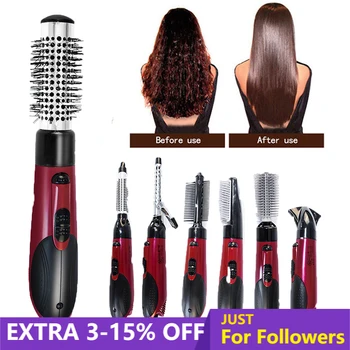 Multifunction 7 In 1 Hair Dryer Volumizer Blower Hair waver Professional Salon Styling Tools Combs Hairbrush Curling Brush 
Multifunction 7 In 1 Hair Dryer Volumizer Blower Hair waver Professional Salon Styling Tools Combs Hairbrush Curling Brush