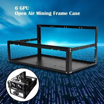 6 GPU 4 Fans DIY Coin Open Air Mining Frame Miner Mining Frame Case Computer Alloy Case Frame Rig 4 for 6 GPU ETH BTC
6 GPU 4 Fans DIY Coin Open Air Mining Frame Miner Mining Frame Case Computer Alloy Case Frame Rig 4 for 6 GPU ETH BTC