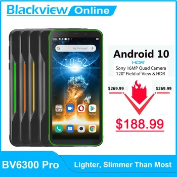 Blackview BV6300 Pro Helio P70 6GB+128GB IP68 Waterproof Rugged Smartphone 4380mAh NFC Mobile Phone Android 10.0
Blackview BV6300 Pro Helio P70 6GB+128GB IP68 Waterproof Rugged Smartphone 4380mAh NFC Mobile Phone Android 10.0