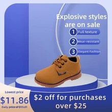 Spring and Autumn Classic Children's British Martin Boots Tendon Sole Boys Leather Shoes Baby Girls Soft Sole Boots
Spring and Autumn Classic Children's British Martin Boots Tendon Sole Boys Leather Shoes Baby Girls Soft Sole Boots