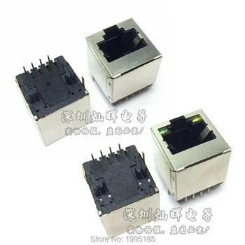 5pcs RJ45 Shielded Network Socket With Lamp LED Crystal Head Interface Network port 8P8C Copper Shell Vertical 180 Degrees
5pcs RJ45 Shielded Network Socket With Lamp LED Crystal Head Interface Network port 8P8C Copper Shell Vertical 180 Degrees