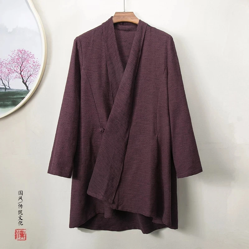 Chinese Tang Suit Ancient Style Han Suit Autumn Retro Men Clothing Cloak Coat Ethnic Style Zen Suit Long Gown Male
Chinese Tang Suit Ancient Style Han Suit Autumn Retro Men Clothing Cloak Coat Ethnic Style Zen Suit Long Gown Male