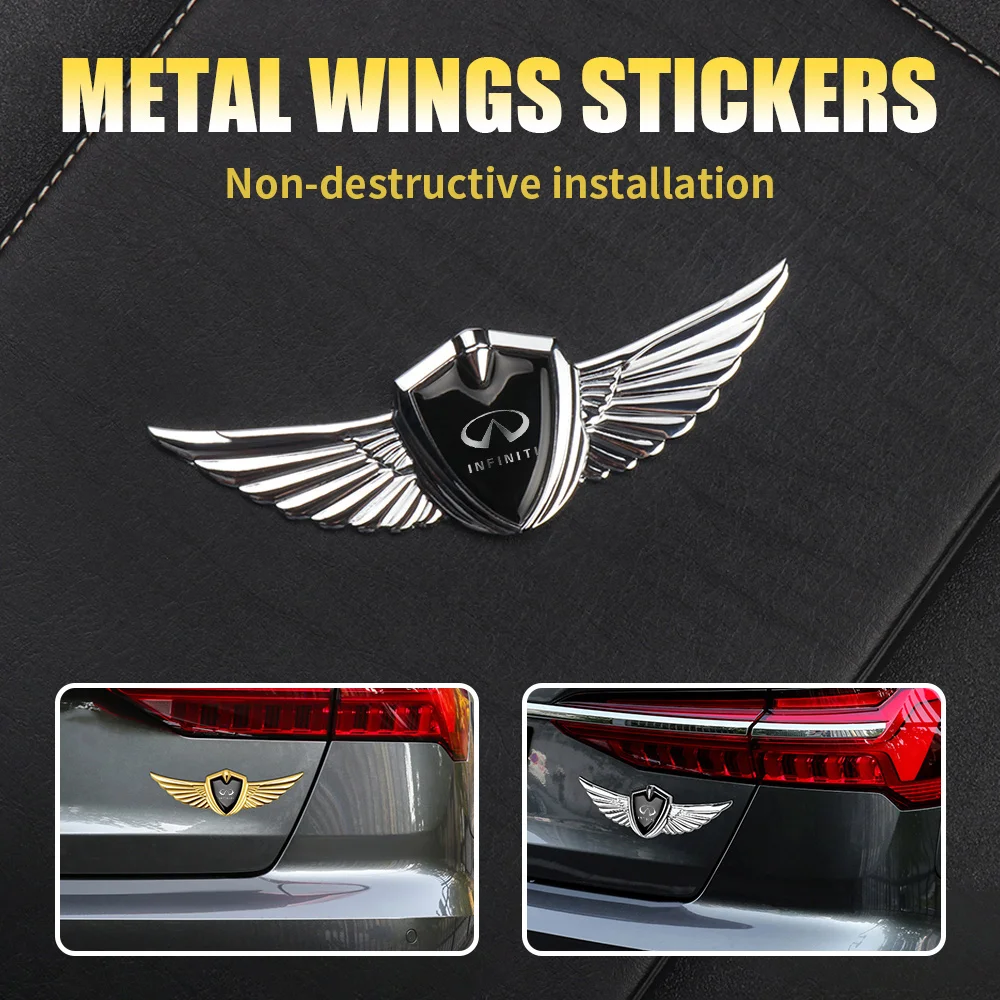 3D металлические наклейки для кузова автомобиля индивидуальные значки украшение