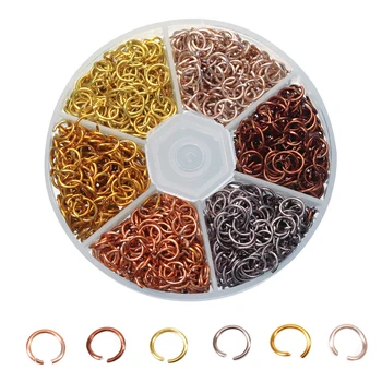 1080pcs/lot 6mm Mix Color Alloy Jumping Rings Connector Single Loops Split Rings DIY Necklace Bracelets Jewelry Accessories
1080pcs/lot 6mm Mix Color Alloy Jumping Rings Connector Single Loops Split Rings DIY Necklace Bracelets Jewelry Accessories