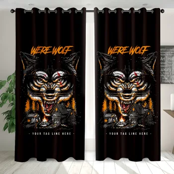 SOFTBATF Werewolf Windows Curtains Darkening for Living Room Bedroom Decorative Kitchen Curtains Dropshipping
SOFTBATF Werewolf Windows Curtains Darkening for Living Room Bedroom Decorative Kitchen Curtains Dropshipping