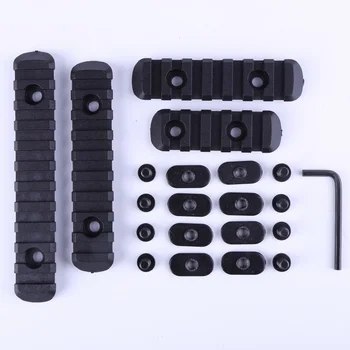 Aolikes 4Pcs/Set Rifle Polymer M-LOK 20mm Picatinny Weaver Rail Section Set for Hand Guard Hunting Polymer Rail Section set
Aolikes 4Pcs/Set Rifle Polymer M-LOK 20mm Picatinny Weaver Rail Section Set for Hand Guard Hunting Polymer Rail Section set
