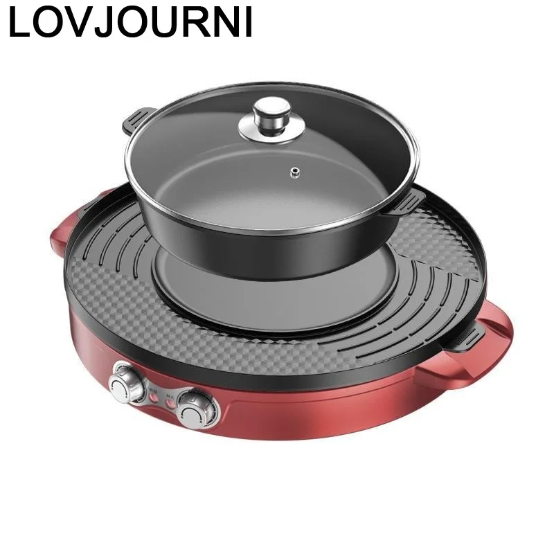 Raclette Kamado Smoker Parrilla портативная решетка для кемпинга чугунная барбекю