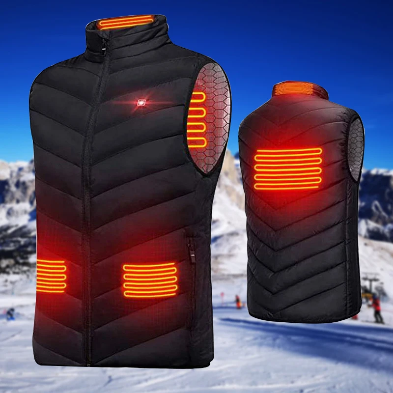 Outdoor Warm Smart Heated Vest Camping Heating Suit Winter Jacket Sport Wear Thermal Electric Waterproof USB Charging Fever Vest
Outdoor Warm Smart Heated Vest Camping Heating Suit Winter Jacket Sport Wear Thermal Electric Waterproof USB Charging Fever Vest