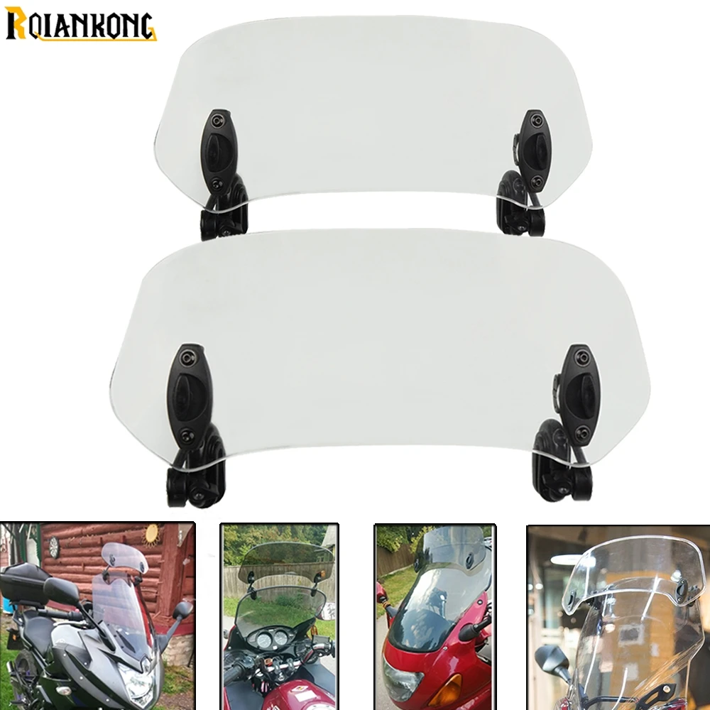 Universal Motorcycle Windshield Airflow Windscreen Wind Deflector For Diavel/CaRbon/XDiavel/S 2014-2016 DACATL Rs125 2006 2010
Universal Motorcycle Windshield Airflow Windscreen Wind Deflector For Diavel/CaRbon/XDiavel/S 2014-2016 DACATL Rs125 2006 2010