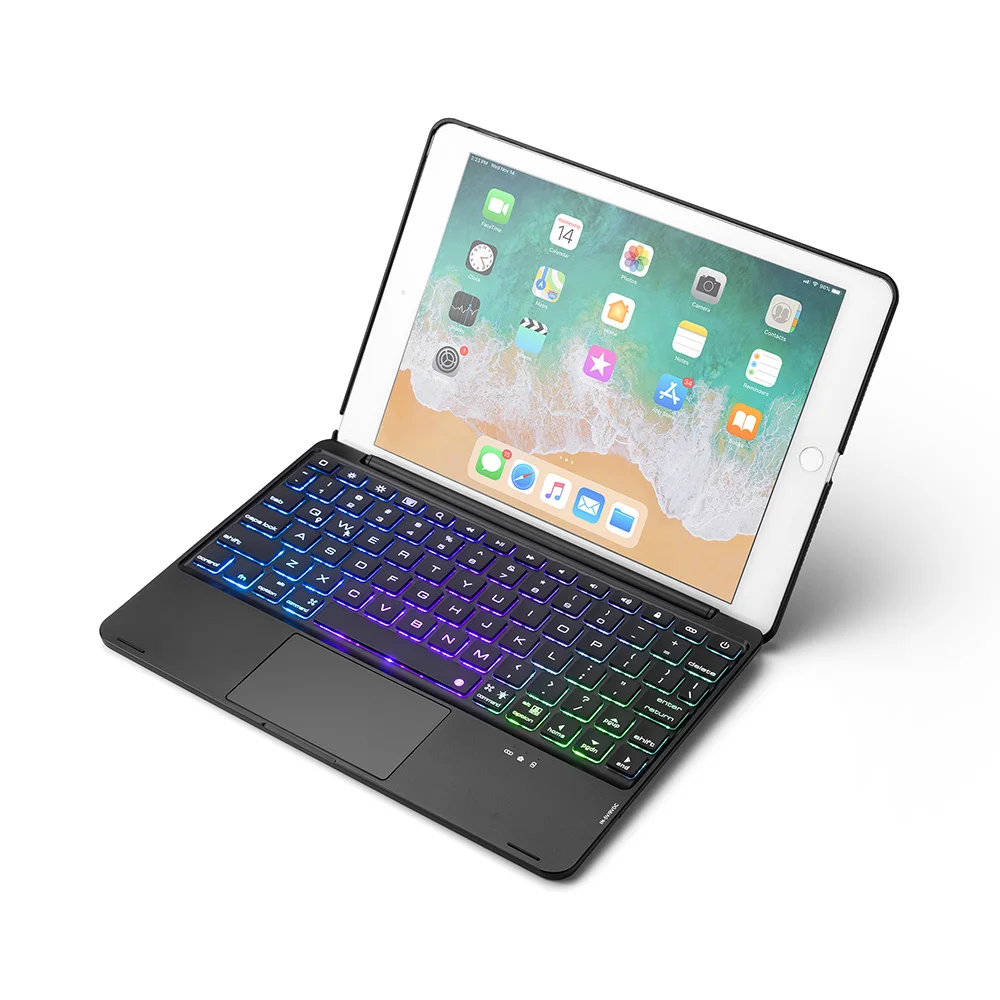 Portable Smart Bluetooth Keyboard Cases for Apple iPad Air Pro 9.7 inch Tablet Case Cover with Keyboard LED Backlight Touchpad
Portable Smart Bluetooth Keyboard Cases for Apple iPad Air Pro 9.7 inch Tablet Case Cover with Keyboard LED Backlight Touchpad