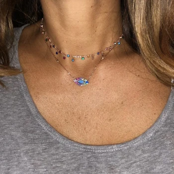 32+8cm cz drop cz station chain colorful stone choker necklace silver color rose gold trendy women jewelry
32+8cm cz drop cz station chain colorful stone choker necklace silver color rose gold trendy women jewelry
