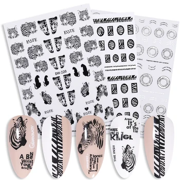 1 Sheet Animals 3D Nail Stickers Leopard Zebra Trnasfer Stickers Kiss Letter Nail Art Stickers Colorful DIY Nail Art Decoration
1 Sheet Animals 3D Nail Stickers Leopard Zebra Trnasfer Stickers Kiss Letter Nail Art Stickers Colorful DIY Nail Art Decoration