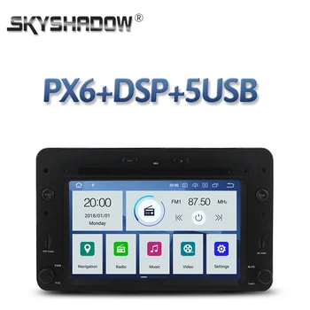 DSP PX6 IPS Android 10 4GB +64GB Car DVD Player GPS Map RDS RADIO Bluetooth 5 Wifi For Alfa Romeo Brera 159 Sportwagon Spider