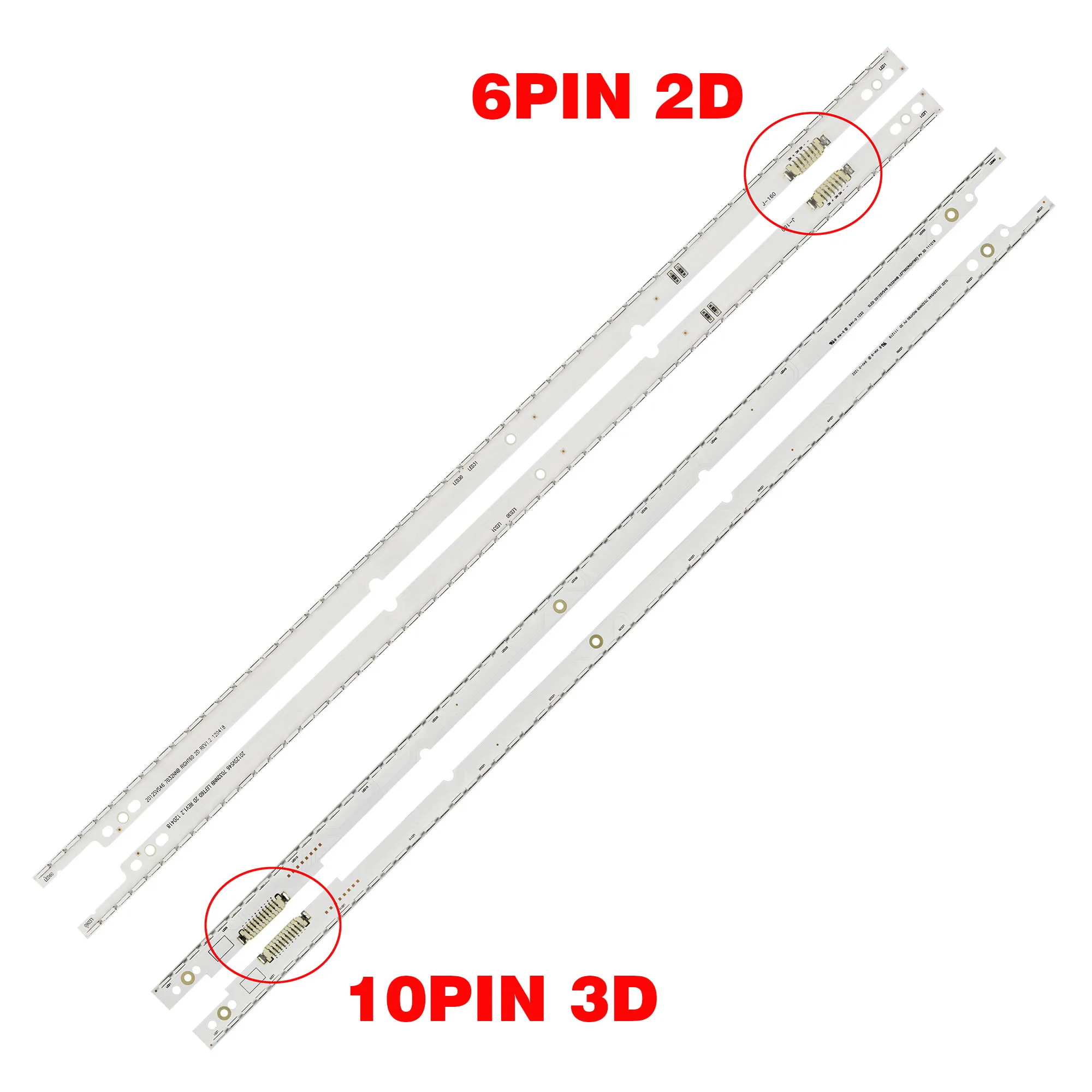 LED Backlight strip UN46ES6580 UN46ES6220 UA46EH5000 UA46EH5080 UA46ES6300S For T460HVD01.0 T460HVN02.1 BN96-21713A 21714A | Компьютеры и