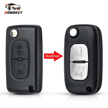 Dandkey Uncut Modified Flip Remote Key Shell Case CE0536 Fob 2 Buttons For Peugeot 306 407 807 Partner For Citroen HU83 Blade
Dandkey Uncut Modified Flip Remote Key Shell Case CE0536 Fob 2 Buttons For Peugeot 306 407 807 Partner For Citroen HU83 Blade