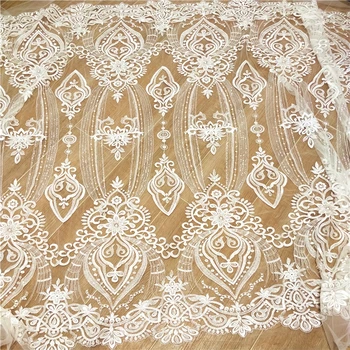New Style Luxury Sequin Embroidered Hollow out Wedding Dress Lace Fabric Handmade DIY Fabric
New Style Luxury Sequin Embroidered Hollow out Wedding Dress Lace Fabric Handmade DIY Fabric
