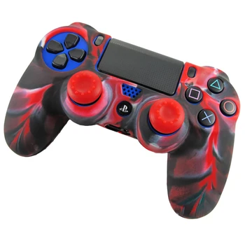 Camouflage Handle Silicone Cover For Sony PS4 Soft Rubber Protection Shell PS4 Handle Protection Cover With Joystick Cover 
Camouflage Handle Silicone Cover For Sony PS4 Soft Rubber Protection Shell PS4 Handle Protection Cover With Joystick Cover