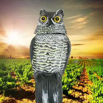 Owl Decoy Wind Action Garden Yard Decor Realistic Rotating Head Protection Scarecrow Ornaments Pest Control Fake Bird Scarer
Owl Decoy Wind Action Garden Yard Decor Realistic Rotating Head Protection Scarecrow Ornaments Pest Control Fake Bird Scarer