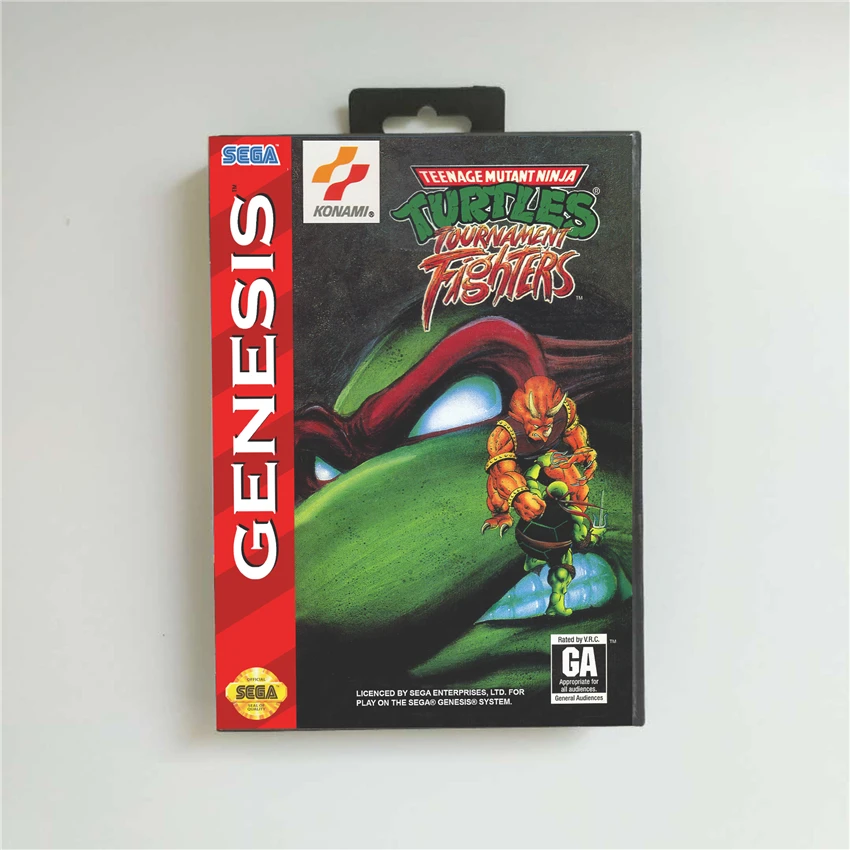 Ninja Turtles Tournament Fighters - USA Cover With Retail Box 16 Bit MD Game Card for Sega Megadrive Genesis
Ninja Turtles Tournament Fighters - USA Cover With Retail Box 16 Bit MD Game Card for Sega Megadrive Genesis