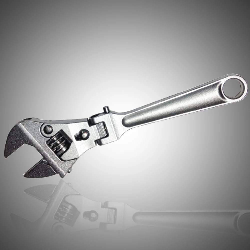 Home Adjustable Wrench Multifunctional Key Dual Purpose Flexible Folding Handle Ratchet Durable Pipe Hand Tool Spanner Metal
Home Adjustable Wrench Multifunctional Key Dual Purpose Flexible Folding Handle Ratchet Durable Pipe Hand Tool Spanner Metal
