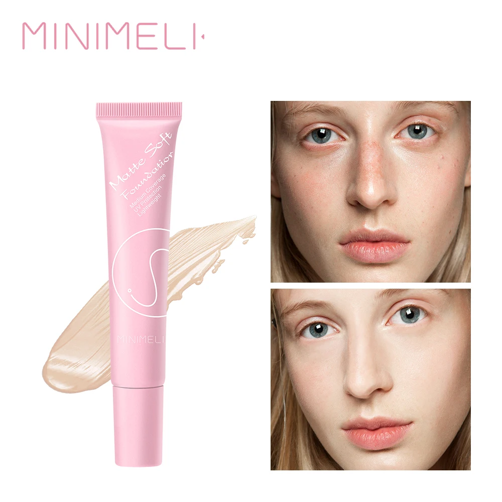 MINIMELI Face Foundation Base Makeup Matte Oil Control Smooth Finish Concealer Full Coverage Moisturizer Brighten Cosmetic
MINIMELI Face Foundation Base Makeup Matte Oil Control Smooth Finish Concealer Full Coverage Moisturizer Brighten Cosmetic