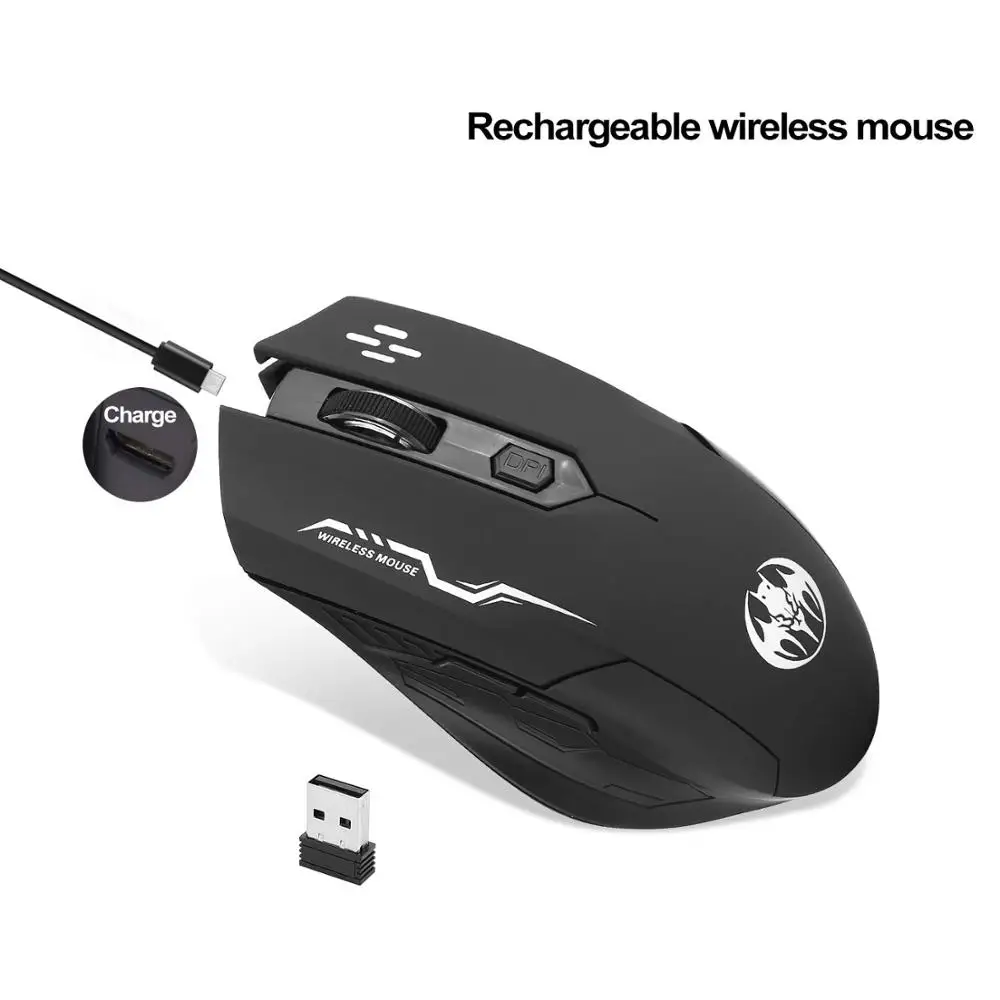KuWfi Wireless Mouse Rechargeable Gaming Mouse Mini 2.4G Silent Optical Mice with USB Receiver Adjustable DPI 1600/1200/800dPi
KuWfi Wireless Mouse Rechargeable Gaming Mouse Mini 2.4G Silent Optical Mice with USB Receiver Adjustable DPI 1600/1200/800dPi