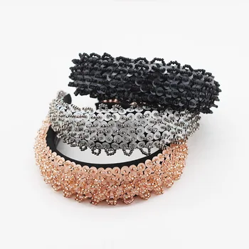 Charm Crown Tiaras Handmade Sewing Acrylic Beads Hair Band Crystal Sequins Headbands Wedding Hair Jewelry Party Hair Accessories
Charm Crown Tiaras Handmade Sewing Acrylic Beads Hair Band Crystal Sequins Headbands Wedding Hair Jewelry Party Hair Accessories