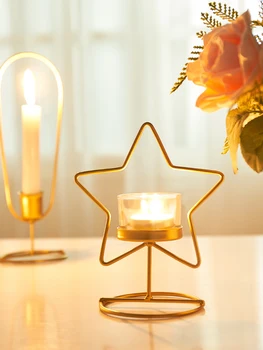 Gold Candle Holder Nordic Geometric Candlestick Simple Romantic Home Table Centerpieces Christmas Decorations Candle Lantern
Gold Candle Holder Nordic Geometric Candlestick Simple Romantic Home Table Centerpieces Christmas Decorations Candle Lantern