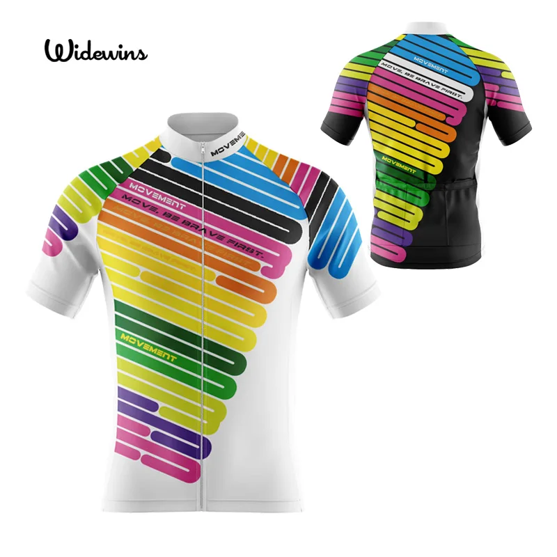 

widewins Summer Team Cycling Pro Jersey MTB Uniform Mountain Bike Clothing Quick Dry Bicycle Clothes Short Maillot Ciclismo Team