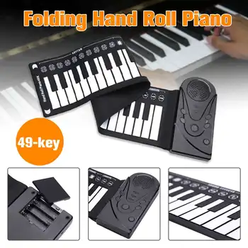 Portable Electronic Piano 49 Keys Flexible Piano Silicon Roll Up Piano USB Charging MIDI Keyboard for Student Children Beginner
Portable Electronic Piano 49 Keys Flexible Piano Silicon Roll Up Piano USB Charging MIDI Keyboard for Student Children Beginner