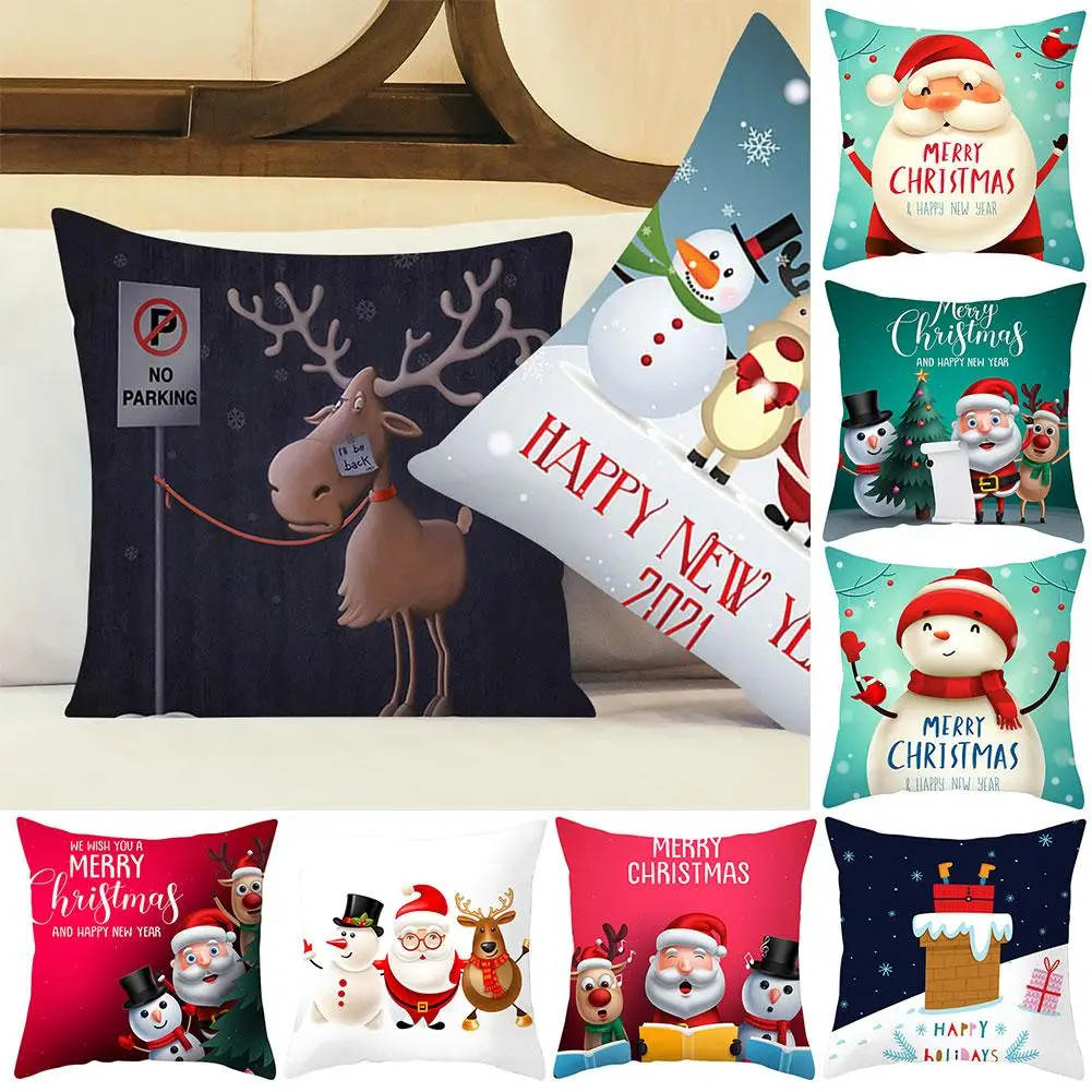 Santa Snowman Christmas Tree Elk Letters Cushion Cover Pillow Case Xmas Decor Xmas Decor, Cartoon Pattern, Fine Workmanship hot
Santa Snowman Christmas Tree Elk Letters Cushion Cover Pillow Case Xmas Decor Xmas Decor, Cartoon Pattern, Fine Workmanship hot