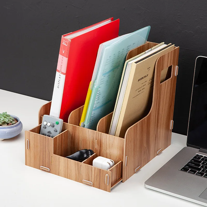 Wood Information Rack File Rack Creative Desktop Book File Storage Finishing Box Hanaper Bar
Wood Information Rack File Rack Creative Desktop Book File Storage Finishing Box Hanaper Bar