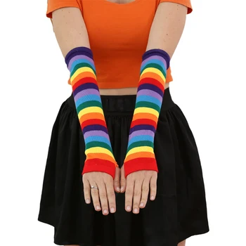 2019 New 1Pair Rainbow Stripe Sun Protection Arm Cooling Sleeve Warmers Cuffs UV Protection Sleeves
2019 New 1Pair Rainbow Stripe Sun Protection Arm Cooling Sleeve Warmers Cuffs UV Protection Sleeves