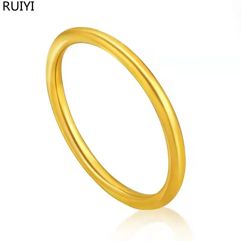 Фото Женское кольцо из желтого золота 999 пробы 24 к | Украшения и аксессуары