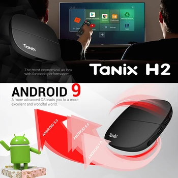 Android Tanix H2 TV Box 9.0 Hisilicon Hi3798M Quad Core 4K 30fps H.265 2.4G Wifi DDR4 Google Player Youtube Netflix Set Top
Android Tanix H2 TV Box 9.0 Hisilicon Hi3798M Quad Core 4K 30fps H.265 2.4G Wifi DDR4 Google Player Youtube Netflix Set Top