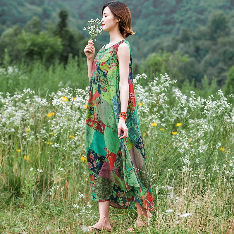 Bohemian Style Big Skirt Ethnic-Style Summer Dress Women's Joint Long Skirts Holiday Beach Skirt
Bohemian Style Big Skirt Ethnic-Style Summer Dress Women's Joint Long Skirts Holiday Beach Skirt